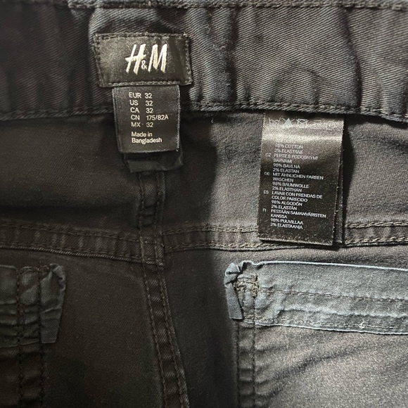H&M Men's Black Pants Size 32 - Picture 3 of 3